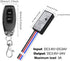 3.7V 6V 7V 9V 12V 24V 1CH DC Channel Micro RF Relay Wireless Remote Control Switch Mini Car LED Light Lamp Controller