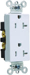 Legrand Pass & Seymour TR26362W 20 Amp Duplex Receptacle Outlet | Heavy-Duty Tamper-Resistant, Back and Side Wire, White