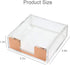 MultiBey Sticky Notes Memo Pad Holder Dispenser, Rose Gold Desk Organizer for Office