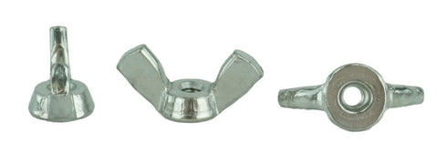 Stainless 6-32 Wing Nut - Stainless Steel 18-8, Machine Thread (50, 6-32 Wing Nut)