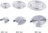 WYLWLS 2PS KF16 16 (KF-16) Blank,Vacuum Fittings,Vacuum Flange Plate,KF Tri Clamp Blank Stud or Blind Cap,End Caps