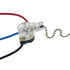 GMBYLBY 15cm 3-Wire Upgraded Semi-Clear Pull Chain Switchs with Cable Simple Installs for Ceiling Fan Or Pendant Light