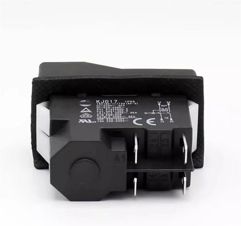 NSIXSURIM 1PC KJD17 4 pin Switch Magnetic Meat Drilling Machine/Slicer Button KJD17F