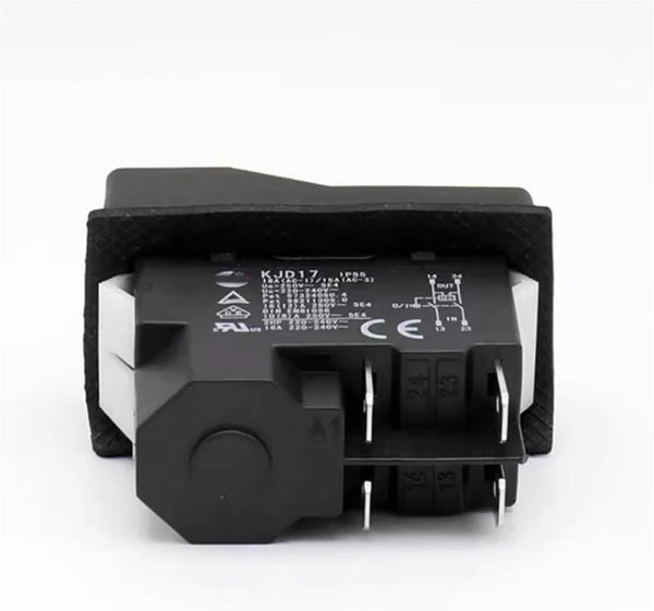 NSIXSURIM 1PC KJD17 4 pin Switch Magnetic Meat Drilling Machine/Slicer Button KJD17F