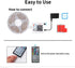 NBBUFF 100FT, (1 LED Lights for Bedroom RGB LED Strip Lights Music Sync, DIY Color Changing LED Light Strip with Remote