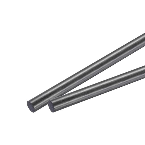 MECCANIXITY 2 Pack Carbon Fiber Rod, 12mm x 150mm for Quadcopter Arm, RC Plane DIY Tool Wing Tube