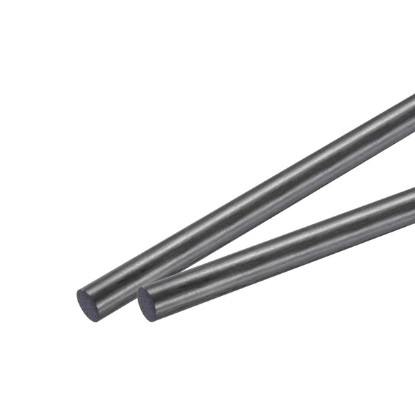 MECCANIXITY 2 Pack Carbon Fiber Rod, 12mm x 150mm for Quadcopter Arm, RC Plane DIY Tool Wing Tube