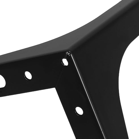 2pcs 13cm Metal Triangle Furniture Legs for Stable Sofa Couch Replacement, Black Metal Legs for Coffee Table, Tv Stand