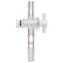 stonylab Glass Adapter, Borosilicate Glass Vacuum Flow Control Adapter with PTFE Stopcock,