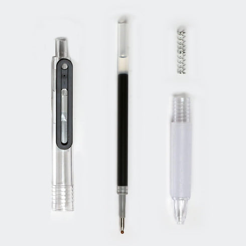 XIZE SH 0.38mm Ultra Fine Point Gel Pens, Black Ink, Smooth Writing, Quick-Drying, Non-Smudge, 6 Count