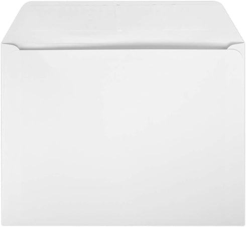 LUXPaper Booklet Envelopes | 7" x 10" | Bright White | 24lb. Text | 50 Qty by LUXPaper
