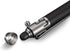 Cool Hand 4.9'' Carbon Fiber Bolt Action Pen Stylus for Touch Screen, Ballpoint Ink Refillable, Compact Size, Skelton