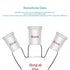 StonyLab Glass 50ml Heavy Wall 3 Neck Round Bottom Flask RBF, 24/40 Center and Side Standard Taper Outer Joint