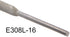 E308L-16 1/16" x 10" Welding Rod, 304 Stainless Steel A102 Electrodes for Welding Galvanized Steel, 0.15 Lb