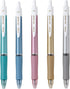 Pilot Acroball T Series Retractable Ballpoint Pen, 0.5mm Black Ink, 5 Body Colors Set & "Monoc" Sticky Note