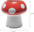 Cute Mushroom Pencil Holder for Desk, Ceramic Pencil Cup Decoration Accessories, Red Mushroom Decor Succulent Plant Pot