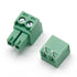 10Set 3.81mm Pitch Male Female 2-Pin PCB Screw Terminal Block Connector Plug KF2EDGK - Green
