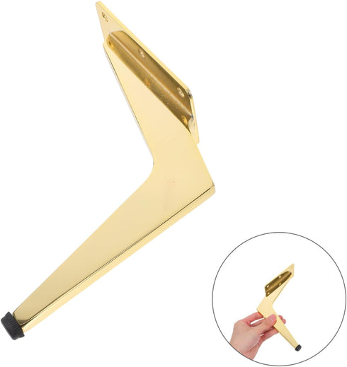 Holibanna Solid Thickened Metal Furniture Legs for Sofa Coffee Table Cabinet Bench Modern Replacement Feet for Couch Tv