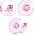 Small Portable Tape Dispenser, Transparent Refillable Hand Dispenser for Adhesive Tape Office Home (Random Color)