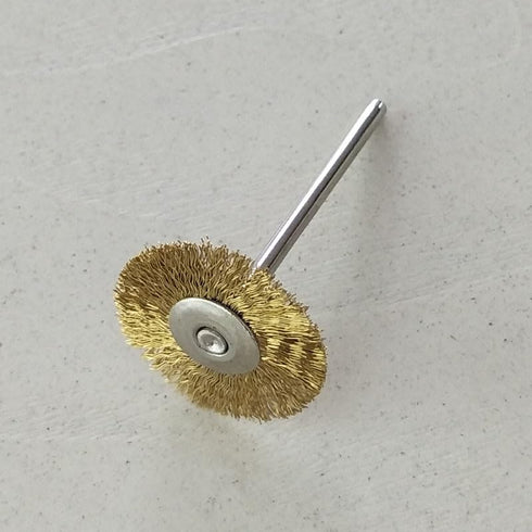20Pcs Wire Brush Wheel Cup Brush Set, Rotary Tool Brass Wheel Wire Brush Accessories for Cleaning