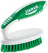 Libman Scrub Brush Kit Three Durable Brushes for Grout, Tile, Bathroom, Kitchen, Family Made in the USA