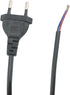 WELWIK 2PCS 6 Light Cord with Switch Plug Black Pure Copper Extension Line Ft Cabling Stripped Ends Power Cable