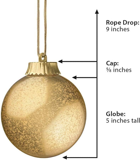 WP510 Battery Powered Decorative Outdoor LED Hanging Globe Light, 5"