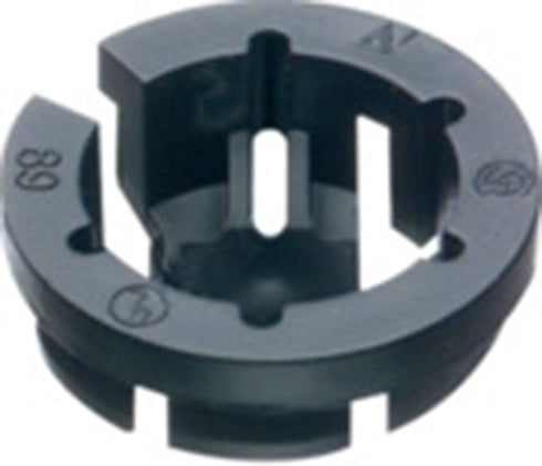 Arlington NM94-25 Black Button Push-In NM Cable Connector, 3/8 Trade Size, Fits 1/2-Inch Knock Outs, 25-Pack