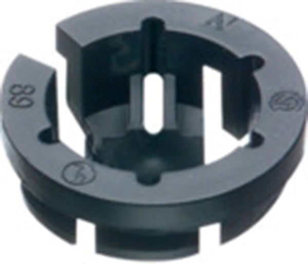 Arlington NM94-25 Black Button Push-In NM Cable Connector, 3/8 Trade Size, Fits 1/2-Inch Knock Outs, 25-Pack