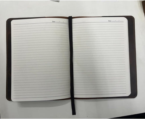 Journal Cover, Rustic Leather Journal Cover for Hard Cover Sketchbook XL Size (7.5 x 9.75 in), Refillable Cahier