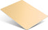 TERRATUTOR Aluminum Mouse Pad with Non-Slip Rubber Base, Micro Sand Blasting Alloy Surface, Golden