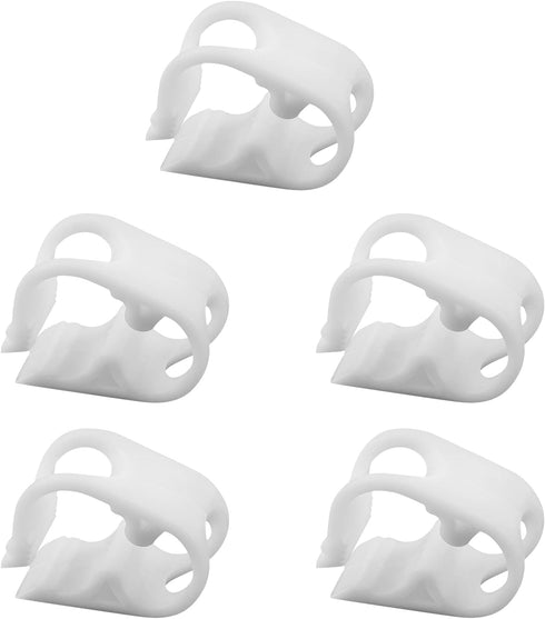 5Pcs Adjustable Plastic Tubing Clamps, 1/8"-1/4" Hose Clamp for Laboratory Pinch Valve