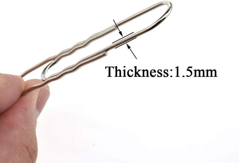 HAHIYO Paperclips, Large 3” Length Nonskid Heavy Duty Clips, Rust Proof Reusable Metal, 30 Pack for Home Office