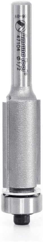 Amana Tool 47104 Flush Trim Router Bit, 1/2-Inch Diameter, 1-Inch Cutting Height