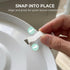IK3A 1 Pack SplashNColor Replacement Locking Clips Compatible with Hyby, Lock, and Rinna Ceiling Lights - ABS Plastic