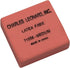 Charles Leonard Synthetic Eraser, Latex Free, Block Shape, Medium, Pink, Box of 60