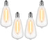 GLUROO LED String Light Bulbs, ST38 Shatterproof, E12 C7 Screw Base, 1W Equivalent to 7W Incandescent, 4 Pack
