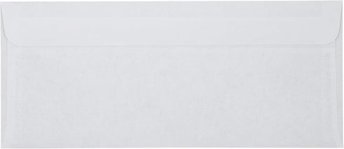 LUXPaper #10 Business Envelopes | 4 1/8" x 9 1/2" | Security Tint | White | 50 Qty | 24lb. Text