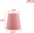 2PCS E27 Bulb 5.04" MY MIRONEY Pink Barrel Metal Lampshade Hardware Industrial Pendant Light Shade Vintage Chandelier
