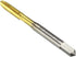 uxcell Metric Machine Tap M5 x 0.8mm H2 Titanium Coated High Speed Steel 3 Flutes Screw Thread Tapping Tool