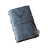Detachable Hand Ledger Refillable Diary Sketchbook Notebook with Four Inner Cores Leather, Blue