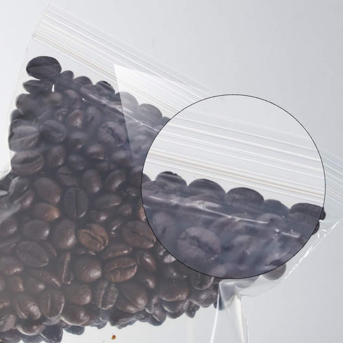 200Pcs 3 x 4-inch Clear Reclosable Bags, 2Mil Plastic Storage Bags for Jewelry, Beads, Pill Cards