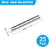 Yinpecly 25 4mm 30mm Pin,304 Pcs x Shelves Dowel Stainless Steel Dowel Pin, Shelf Support Pegs Pin Metal Bookshelf Pegs