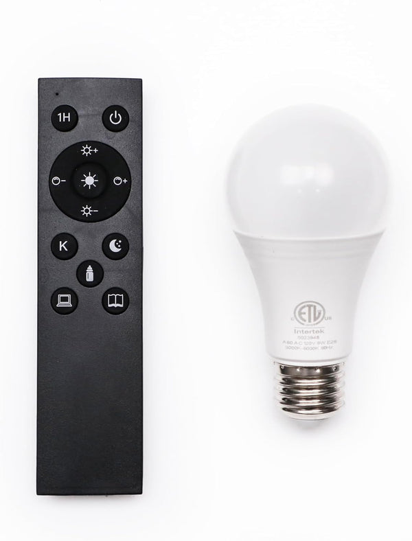 SIBRILLE Remote Control & 9W LED Bulb Set, Only Compatible with Floor