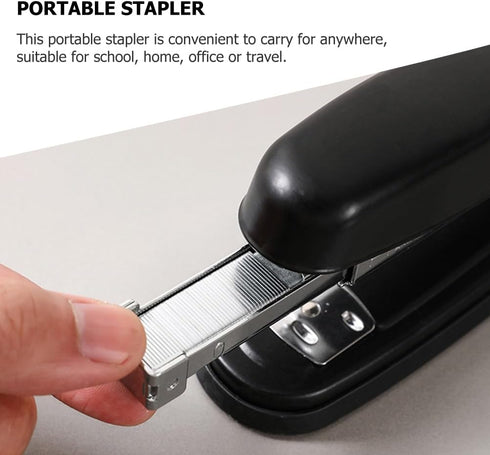 Operitacx 4pcs Staplers for Desk, Universal Handheld Office Stapler for Students and Teachers