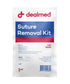 Dealmed Sterile Suture Removal Kit - Includes Suture Removal Scissors, Forceps, Gauze Sponge - Ideal for Hospitals and
