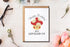 PTTShop You've Leveled Up Mushroom Card - Mushroom Happy Bday Card - Pretty Birthday Greeting Card - Mushroom