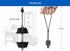 Replacement Parts Brown Bungee Kit, Extra Long/6-Inch Length, Weather Resistance for Coolaroo Roller Shades