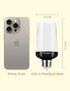 Hompavo Upgraded LED Flame Light Bulbs, 4 Modes Flickering Effect, E26/E27 Flame Bulb for Halloween, Christmas, Party,