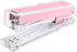 Clear Acrylic Stapler, Elegant Modern Desktop Stapler for Home, Office, or School, Pink